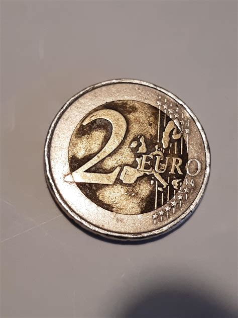 Pièce 2 Euro Espagne 1999anomalie étoiles Les Euros Monnaies Et