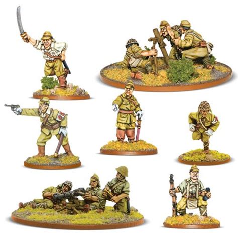 Bolt Action Japanese Army Support Group Table Top Miniatures