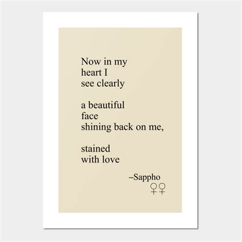 Sappho Poem Stained With Love Lesbian Posters And Art Prints Teepublic