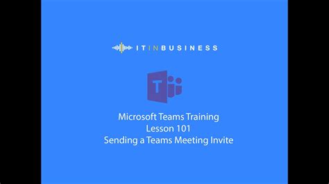 Copy and share the meeting link using a normal outlook meeting invitation or through some other means. Microsoft Teams Training - Sending a Teams Meeting Invite ...