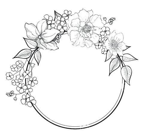 For boys and girls, kids and adults, teenagers and toddlers, preschoolers and older kids at school. Flower Border Coloring Pages at GetColorings.com | Free ...