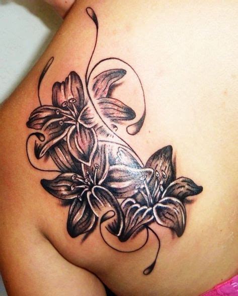 26 Blue Water Lily Flower Tattoo Designs Ideas Lily Flower Tattoos