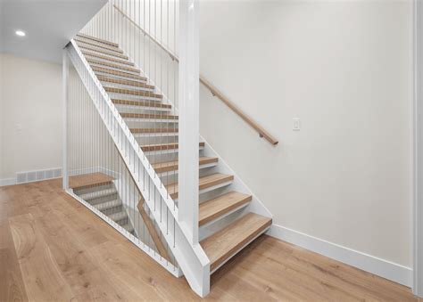 A) engineered wood on the treads, so it would match the flooring, but not the railing; WOODlife oak engineered flooring & stair treads, 220 mm ...