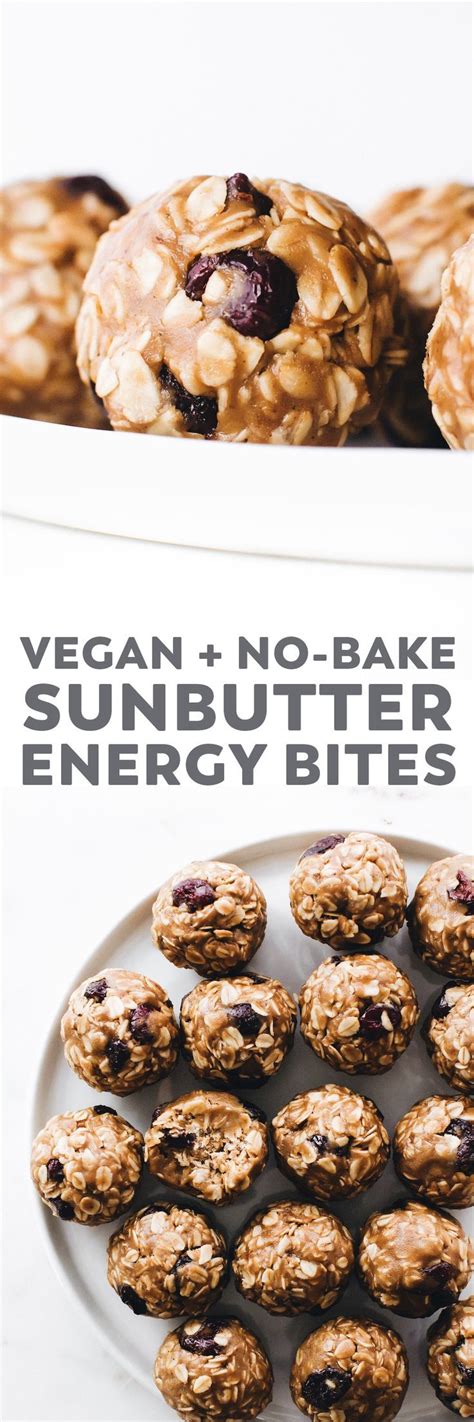 no bake sunbutter energy balls recipe sunbutter vegan snack recipes best oatmeal cookies