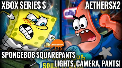 Spongebob Squarepants Lights Camera Pants Xbox Series S