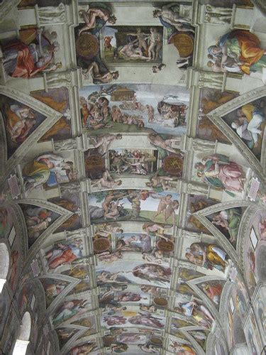 The ceiling of the sistine chapel is one of the most impressive works of art of all time. Sistine Chapel ceiling | Frescoes on the ceiling of the ...