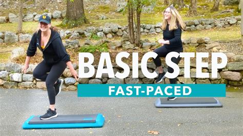 Fast Basic Step Workout 5 With My Twin Sister 36 Min Youtube
