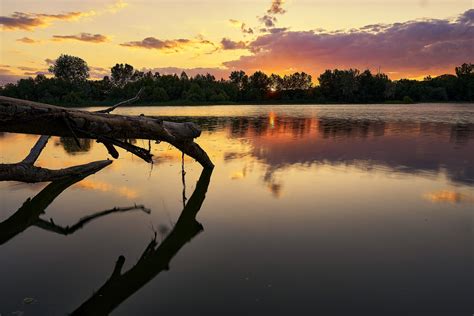 Sonnenuntergang Am See Foto And Bild Landschaft Bach Fluss And See Natur Bilder Auf Fotocommunity