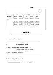English teaching worksheets: Prepositions