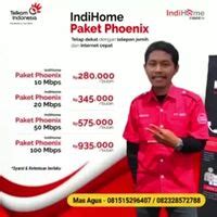 Telepon rumah, internet on fiber, dan interactive tv. IndiHome Packet Phoenix - OtomadWiki 音MAD维基