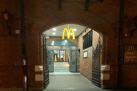 Inside Worlds Most Beautiful Mcdonalds With Wooden Beams And Clock