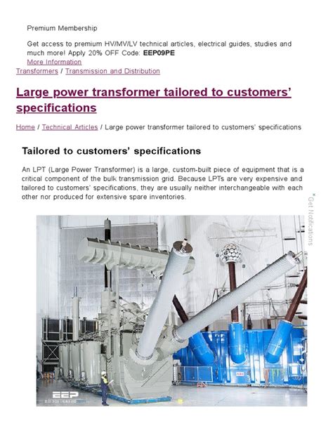 Large Power Transformer Lpt Characteristics Costs And Pricing