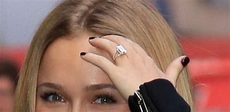 the xxl engagement ring hayden panettiere scored from wladimir klitschko celebrity engagement
