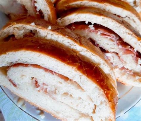 treccia di pan brioche farcita ricetta facile e gustosa la cucina del gusto