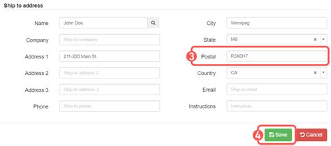 Delivery Address Invalid Address Postal Code Format Solution