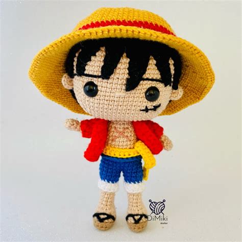 Monkey D Luffy One Piece Amigurumi Elo7 Produtos Especiais