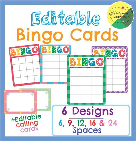 Editable Bingo Cards 2024deals Bingo Template Bingo Cards Bingo