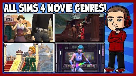 Sims 4 All Get Famous Movie Genres Youtube