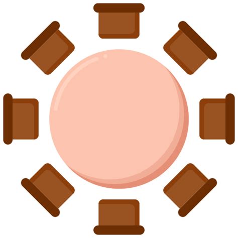 Round Table Free Icon