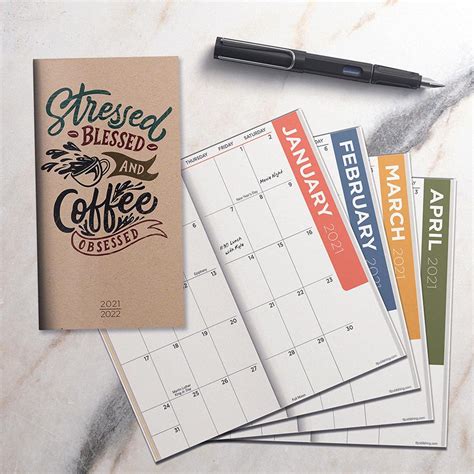 Paper Craft 2021 2022 2 Year Planner Calendar Printables Free Blank