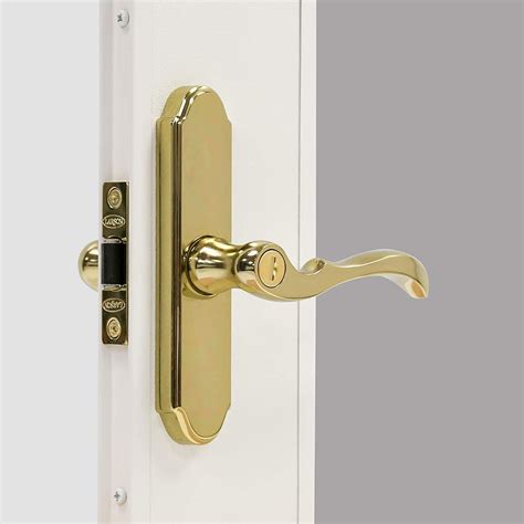 Larson Certified Storm Door M2 Mortise Handle Set Brass