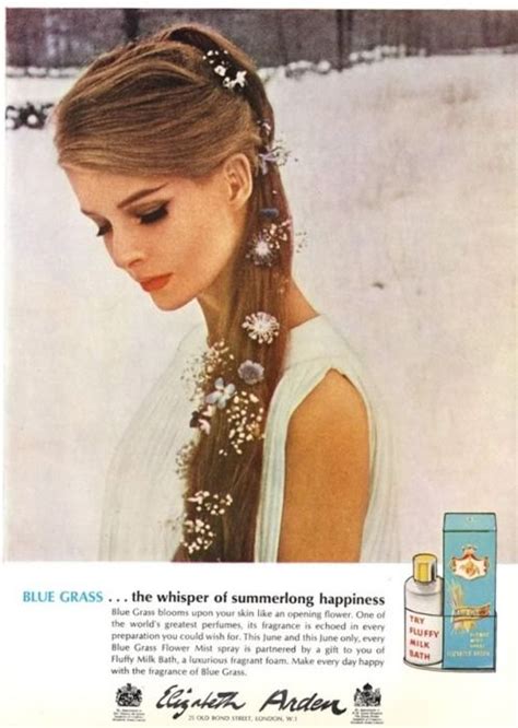 Candice Bergen Modeling For Elizabeth Arden In British Vogue 1967