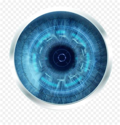 Futuristic Eye Robot Blue Transparent Robot Eyes Pngfuturistic Png