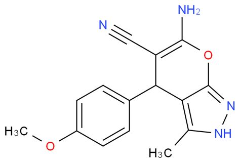 Amino Methoxy Phenyl Methyl Dihydro Pyrano C Pyrazole