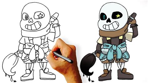 How To Draw Ink Sans Undertale Youtube Vrogue Co