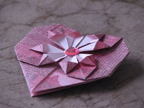 Ink Stains: Fancy Origami Heart