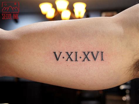 Roman Numeral Tattoo Roman Numeral Tattoo Arm Faith Tattoo On Wrist
