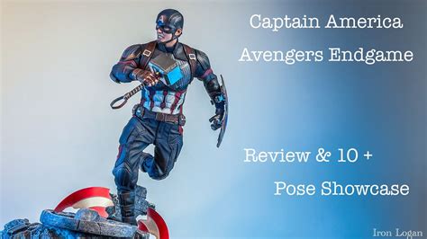 hot toys captain america avengers end game review and pose showcase youtube
