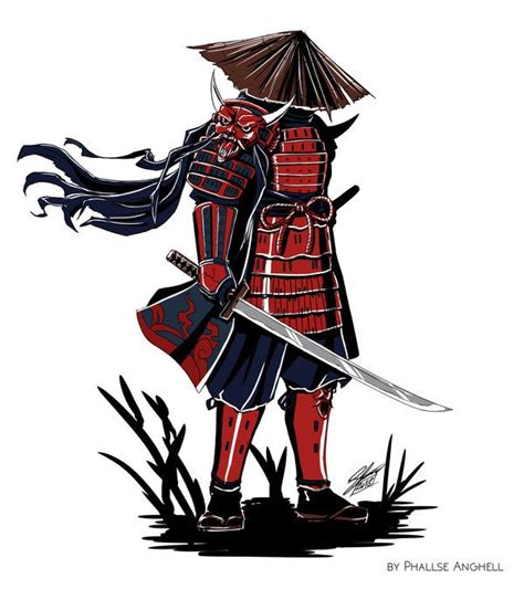 Oni Samurai By Phallseanghell Samurai Drawing Armor Drawing Samurai