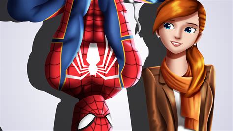 X Spider Man And Mary Jane Watson K HD K Wallpapers Images Backgrounds Photos And