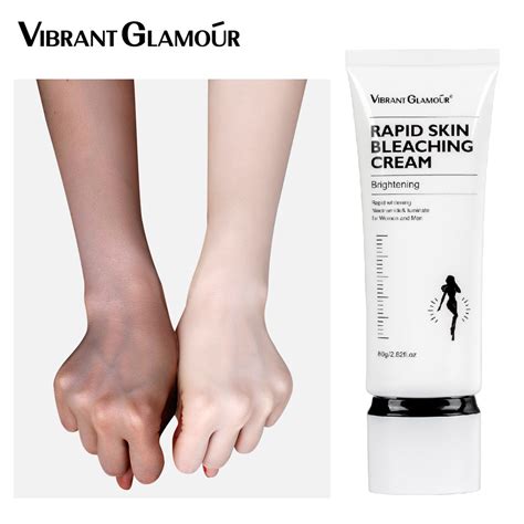 Vibrant Glamour Whitening Cream Rapid Skin Bleaching Cream Moisturizing 10 Niacinamide