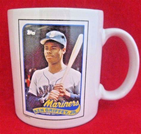Ken Griffey Jr 89 Topps Traded Coffee Mug Limited Edition Seattle