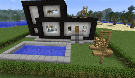 This house has a simple, modern and minimalist design, ideal to play and even record great minecraft adventures in it, last 1 and a half days to make and decorate it, it has a simple decoration and has what it takes to play well. Map:Modern House With Beach - Maps - Mapping and Modding ...