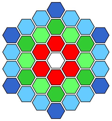 Combinatorics Determining Neighbors In A Geometric Hexagon Pattern