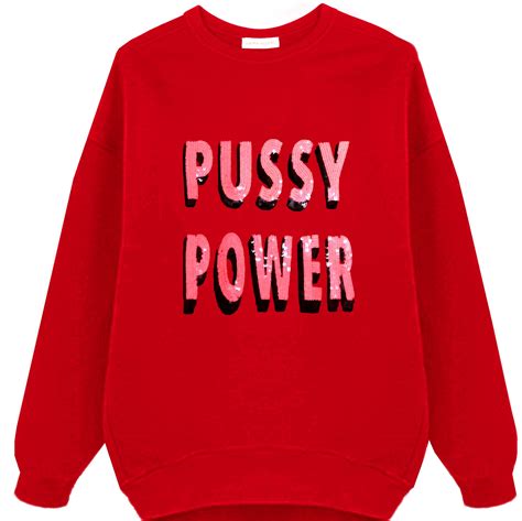 Uzma Bozai Pussy Power Oversized Sweatshirt