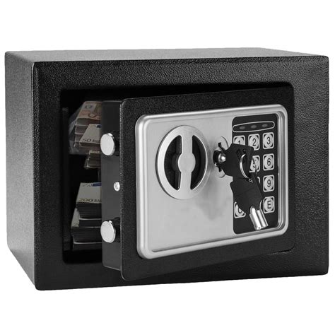 personal wall safe 0 24 cubic feet electronic deluxe digital security mini safe box with key