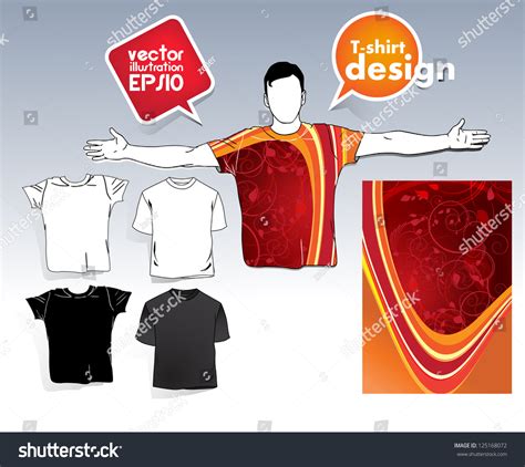 Vector Tshirt Design Stock Vector Royalty Free 125168072 Shutterstock