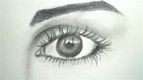 Pencil Drawings Of Eyes Easy