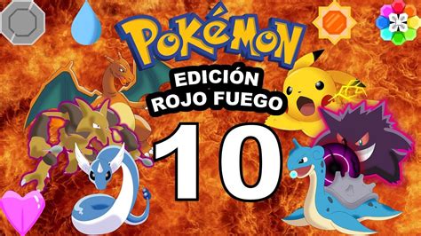 Pokémon Rojo Fuego 10 Equipo Completo Youtube