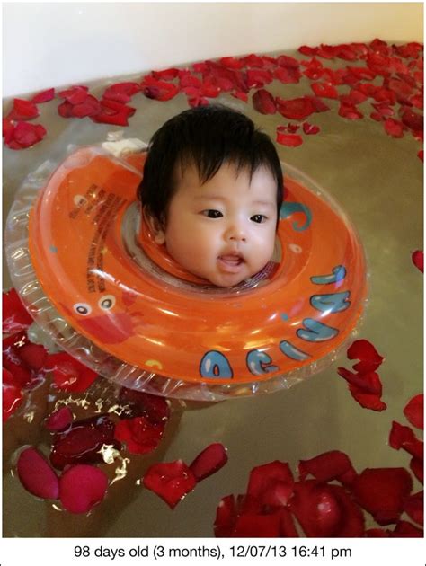 Create a delightful playspace for your baby to move & explore on their own starting at 2 weeks. Swimming With A Float Neck Ring In A Public Pool « Home is ...