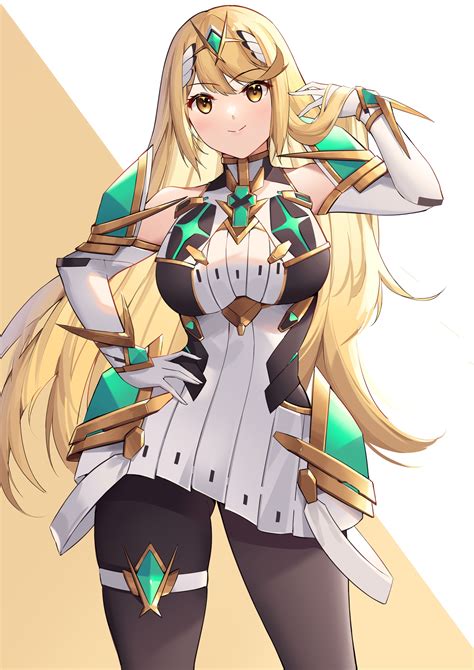 Mythra And Mythra Xenoblade Chronicles And 2 More Drawn By Eol9