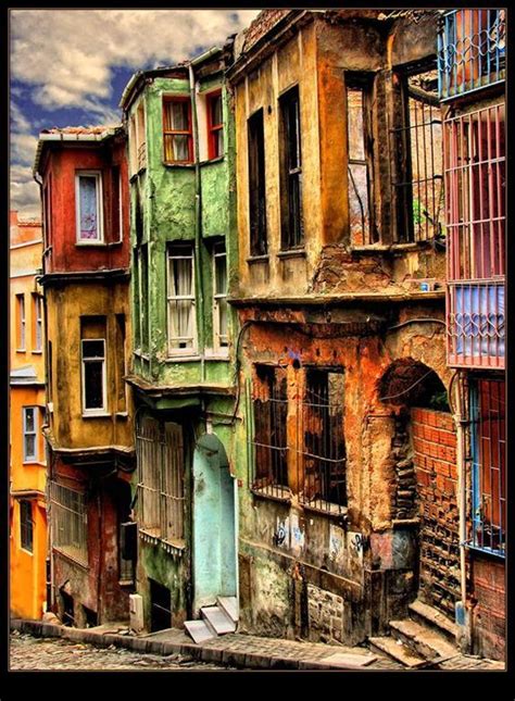 Balat İstanbul Türkiye Balat è Un Antico Quartiere Ebraico Sito Nel