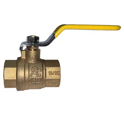PWMall Com PWMall BV J FPT Forged Brass Full Port Ball Valve WOG WSP