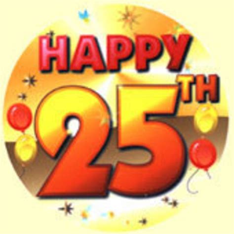 Happy 25th Birthday Clipart 20 Free Cliparts Download Images On