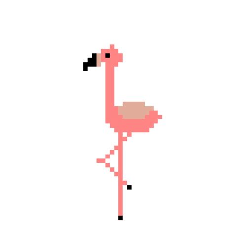 Pin By Cassie Cox On Mingos Flamingo Art Pixel Art Flamingo Pattern