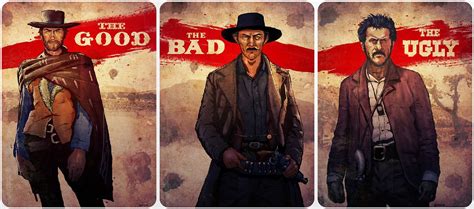 Clint Eastwood The Good The Bad And The Ugly Movies Poster Print Art